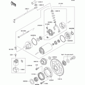 Схема вузла: Starter motor для Kawasaki VN1500 VN1500 Classic
