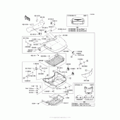 Схема узла: Кофры (Trunk) для Kawasaki VN1700 Vulcan 1700 Voyager