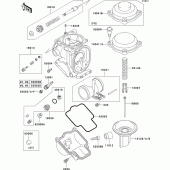 Схема вузла: Карбюратор parts(1/2) для Kawasaki ZX750 Ninja ZX-7R
