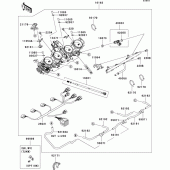 Схема вузла: Throttle для Kawasaki ZX1400 ZZR1400 ABS