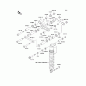 Схема вузла: Підвіска для Kawasaki KX250/ KX252 KX250