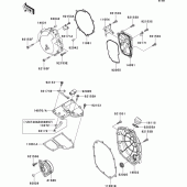 Схема узла: Engine cover(s) для Kawasaki ZG1400 1400GTR ABS