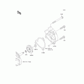 Схема вузла: Водяний насос для Kawasaki KLX300R