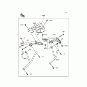 Схема узла: Аксессуары(Top Case Bracket) для Kawasaki ER650 ER-6N ABS