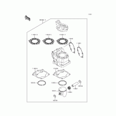 Схема вузла: Опційні деталі для Kawasaki KX125