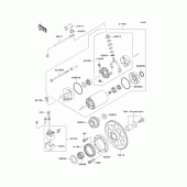 Схема вузла: Starter motor для Kawasaki VN1500 Vulcan 1500 Drifter