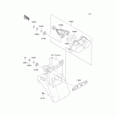Схема узла: Taillight(s) для Kawasaki ZX600 ZZ-R600