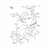 Схема узла: Кофры(side bag bracket) для Kawasaki VN1700 Vulcan 1700 Voyager
