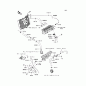 Схема узла: Water pipe для Kawasaki ZX636 Ninja ZX-6R