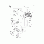 Схема узла: Throttle для Kawasaki VN900 VN900 Classic