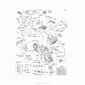 Схема вузла: Паливний бак для Kawasaki ZX1400 Ninja ZX-14R ABS
