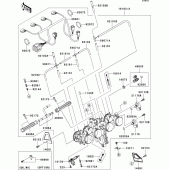 Схема вузла: Throttle для Kawasaki ZR1000 Z1000