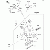 Схема вузла: Air cleaner(1/2) для Kawasaki ZG1000 1000GTR