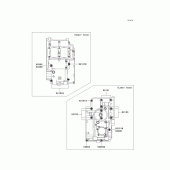 Схема узла: Болты картера двигателя для Kawasaki EX250 Ninja 250