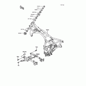 Схема вузла: Рама для Kawasaki ZG1000 Concours
