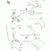 Схема узла: Тросики для Kawasaki VN2000 VN2000 Classic