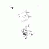 Схема вузла: Cruise control для Kawasaki ZG1200 Voyager XII