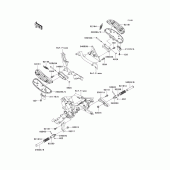 Схема вузла: Підніжки для Kawasaki VN1600 VN1600 Classic