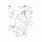Схема вузла: Fuel evaporative system(ca) для Kawasaki VN1700 Vulcan 1700 Classic LT