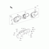 Схема вузла: Meter(s) для Kawasaki ZX636 Ninja ZX-6R
