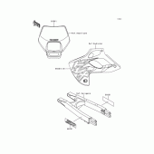 Схема вузла: Наклейки для Kawasaki KLX300R