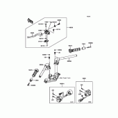 Схема вузла: Кермо для Kawasaki EX250 Ninja 250