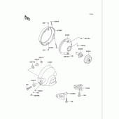 Схема вузла: Фара для Kawasaki VN750 Vulcan 750