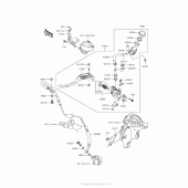 Схема вузла: Clutch Master Cylinder для Kawasaki ZX1400 Ninja ZX-14R