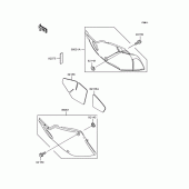 Схема вузла: Side covers для Kawasaki KLX300R
