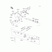 Схема вузла: Вихлопна система для Kawasaki KMX125