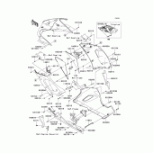 Схема вузла: Нижній обтічник для Kawasaki ZX636 Ninja ZX-6R