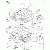 Схема узла: Картер двигателя для Kawasaki ZX900 Ninja ZX-9R