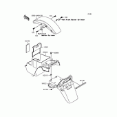 Схема узла: Крыло для Kawasaki ZR1200 ZRX1200R