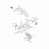 Схема узла: Крыло для Kawasaki KMX125