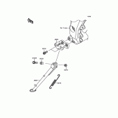 Схема вузла: Stand(s) для Kawasaki ZR1000 Z1000 ABS