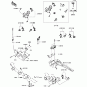 Схема вузла: Замок запалювання для Kawasaki VN1700 Vulcan 1700 Voyager Custom ABS