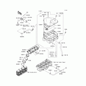 Схема вузла: Повітряний фільтр Kawasaki ZX900 Ninja ZX-9R