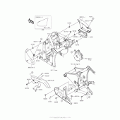 Схема вузла: Side Covers/chain Cover для Kawasaki VN900 Vulcan 900 Custom