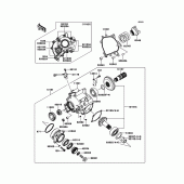 Схема узла: Front Bevel Gear для Kawasaki ZG1400 1400GTR ABS
