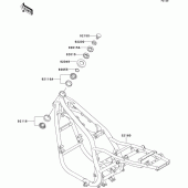 Схема узла: Рама для Kawasaki ZR750 Zephyr
