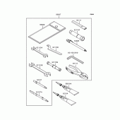 Схема вузла: Інструмент для Kawasaki ZR1200 ZRX1200R