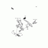 Схема вузла: Лапка гальма для Kawasaki ZX636 Ninja ZX-6R ABS 30th Anniversary Edition