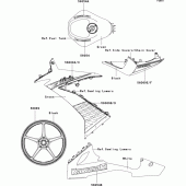 Схема вузла: Decals(green) для Kawasaki ZX1000 Ninja ZX-10R