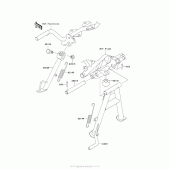 Схема вузла: Stand(S) для Kawasaki AX125 Fury 125R