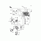 Схема вузла: Throttle для Kawasaki VN900 Vulcan 900 Custom
