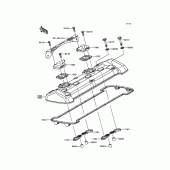 Схема вузла: Клапанна кришка Kawasaki ZR800 Z800