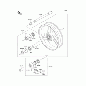 Схема вузла: Transom + tube для Kawasaki ZX1100 GPZ1100