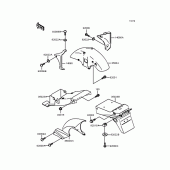 Схема вузла: Крило для Kawasaki ZX400 ZXR400R