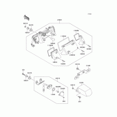Схема узла: Taillight(s) для Kawasaki EX250 Ninja 250
