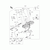 Схема вузла: Throttle для Kawasaki ZR750 Z750R ABS
